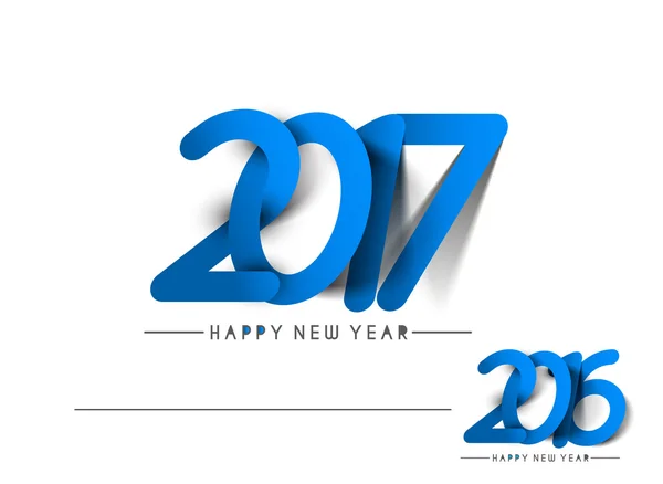 Feliz Ano Novo 2017 fundo — Vetor de Stock