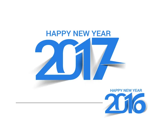 Happy new year 2017 Background — Stock Vector