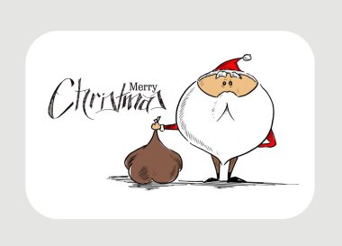 Mutlu Noeller! Noel arka plan Noel partisi. Noel Baba. 