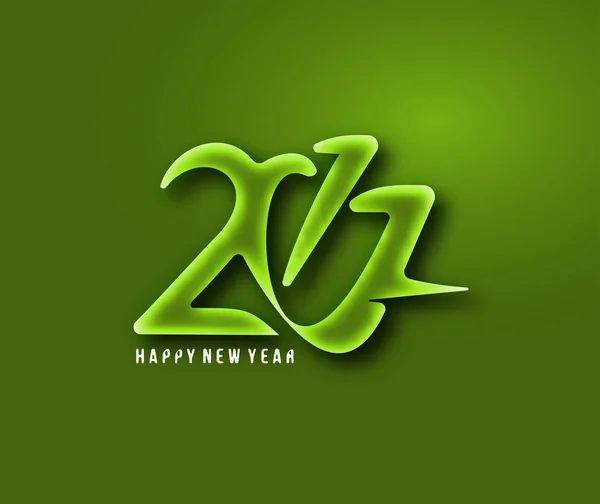 Happy new year 2017 Text Design — Stock Vector