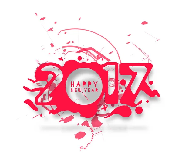 Happy new year 2017 — Stock Vector