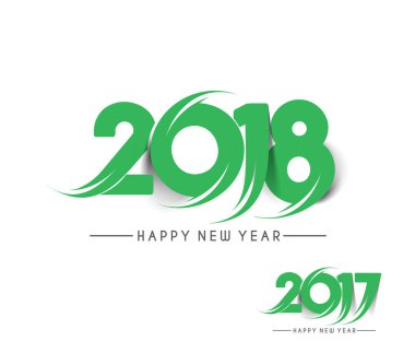 Mutlu yeni yıl 2017 ve 2018 metin Tasarla