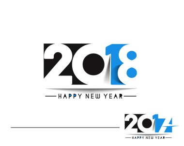 Mutlu yeni yıl 2017 ve 2018 metin Tasarla