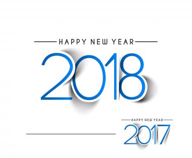 Mutlu yeni yıl 2017 ve 2018 metin Tasarla