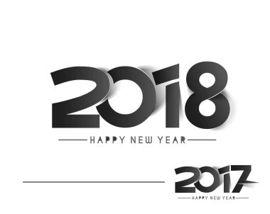 Mutlu yeni yıl 2017 ve 2018 metin Tasarla