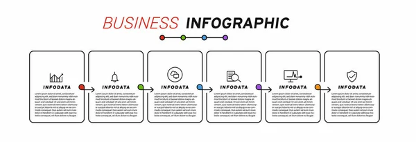 Projektowanie Elementów Infografiki Biznesowej Zestaw Infografik — Wektor stockowy