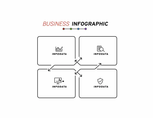 Design Elements Business Infographics Set Infographics — Stock Vector