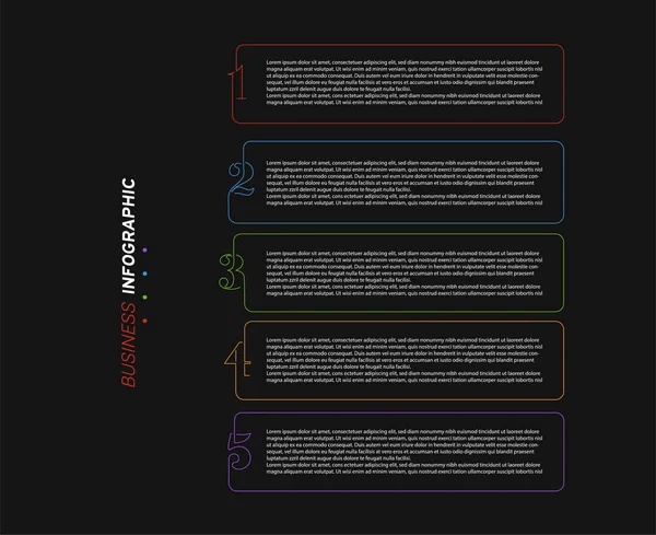 Üzleti Infografika Tervezési Elemei Infografika Készlet — Stock Vector