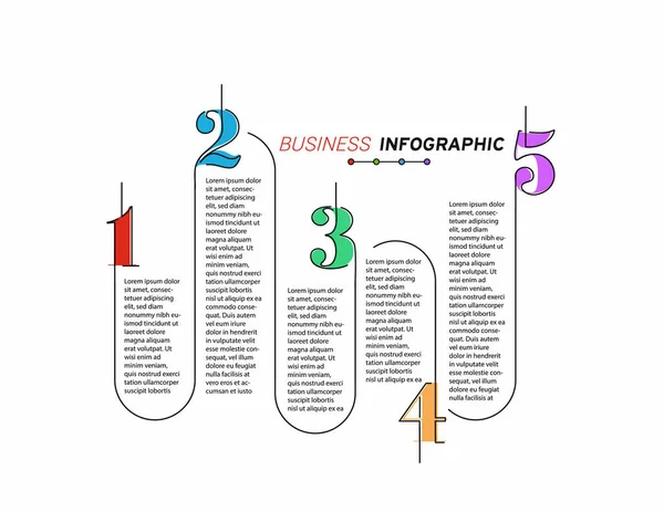 Design Elements Business Infographics Set Infographics — Stock Vector