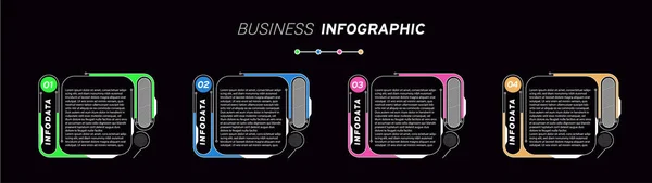 Design Prvků Obchodní Infographics Sada Infografiky — Stockový vektor