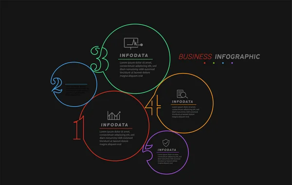 Design Elements Business Infographics Set Infographics — Stock Vector