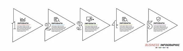 Gestaltungselemente Von Business Infografiken Set Von Infografiken — Stockvektor