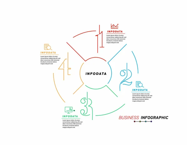 Ontwerp Elementen Van Zakelijke Infographics Set Van Infographics — Stockvector