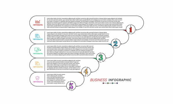 Ontwerp Elementen Van Zakelijke Infographics Set Van Infographics — Stockvector
