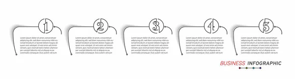 Elementos Diseño Infografías Empresariales Conjunto Infografías — Vector de stock