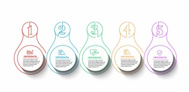 İş bilgisinin tasarım unsurları. Modern bilgi tablosu, pazarlama şeması ve grafikler, çubuk diyagramları.