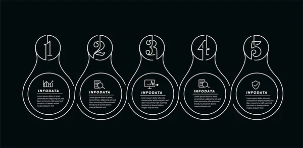 Elementos Design Infográficos Negócios Infográfico Moderno Gráfico Marketing Gráficos Diagramas —  Vetores de Stock