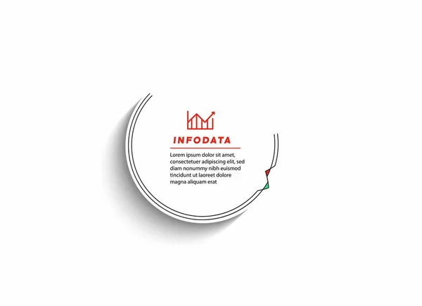 Στοιχεία Σχεδιασμού Των Επιχειρηματικών Infographics Σύγχρονο Διάγραμμα Infochart Διάγραμμα Μάρκετινγκ — Διανυσματικό Αρχείο