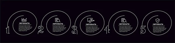 Elementos Design Infográficos Negócios Infográfico Moderno Gráfico Marketing Gráficos Diagramas — Vetor de Stock