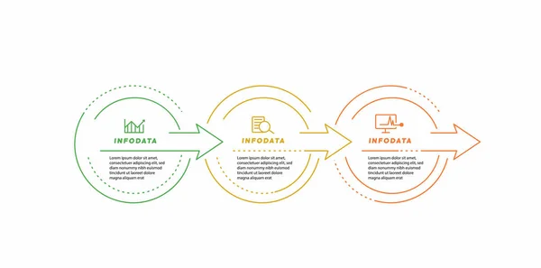 Design Prvků Obchodní Infographics Moderní Informační Diagram Marketingový Diagram Grafy — Stockový vektor