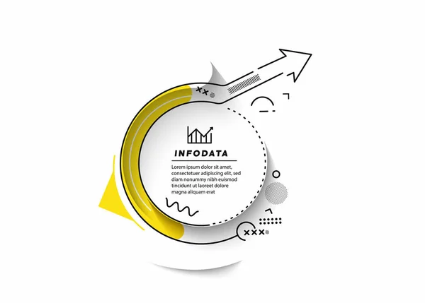 Designelement För Affärsinfografik Modern Infochart Marknadsföringsdiagram Och Grafer Stapeldiagram — Stock vektor