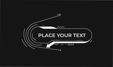 Düz doğrusal tanıtım şeridi, afiş, kaydırma, çıkartma, rozet, fiyat etiketi, poster.