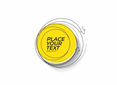 Düz doğrusal tanıtım geometrik şekiller afiş, kaydırma, çıkartma, rozet, fiyat etiketi, poster.