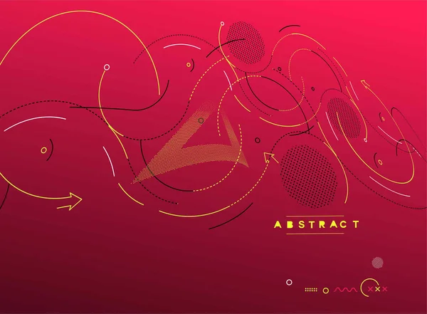 Абстрактний Барвистий Дизайн Візерунка Фон Використання Сучасного Дизайну Обкладинки Плаката — стоковий вектор