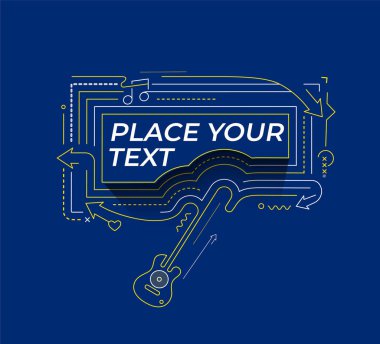 Soyut teknolojik tanıtım geometrik şekiller afiş, yapı modeli teknoloji arka planı.