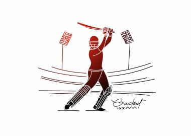 Kriket flaması vurucu şampiyonluğu geçmişi. Kapak, poster, şablon, broşür, dekore edilmiş, broşür, afiş için kullan.