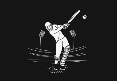 Kriket flaması vurucu şampiyonluğu geçmişi. Kapak, poster, şablon, broşür, dekore edilmiş, broşür, afiş için kullan.