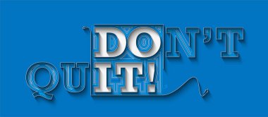 Hattatlık Satırını Bırakma Metin Metin Vektör Çizimi Tasarımı.