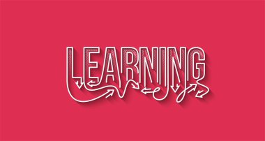 Kaligrafik satır sanatı öğreniliyor Metin alışveriş poster çizimi çizimi tasarımı.