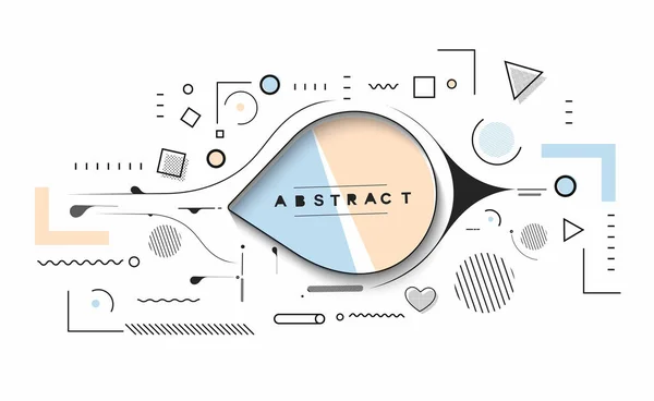 Abstrakt Geometrisk Baggrund Anvendelse Til Moderne Design Omslag Plakat Skabelon – Stock-vektor