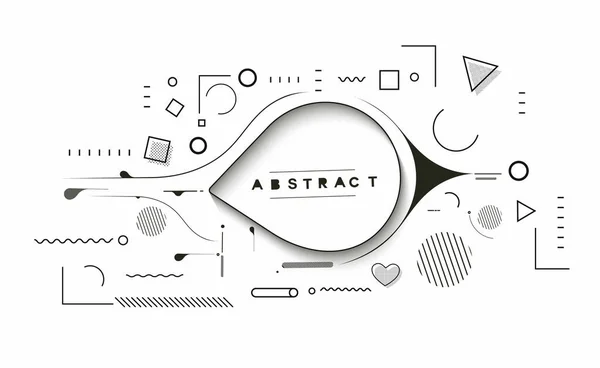 Fond Géométrique Abstrait Utilisation Pour Design Moderne Couverture Affiche Modèle — Image vectorielle