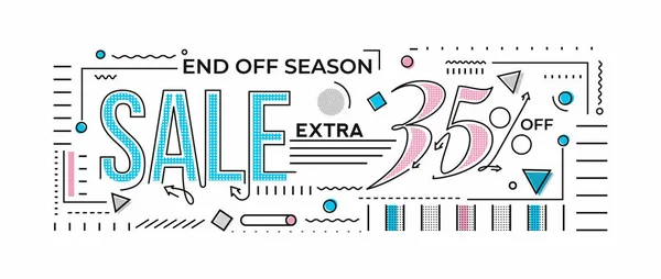 Flash Sale Discount Banner Template Promoção Grande Oferta Especial Venda —  Vetores de Stock