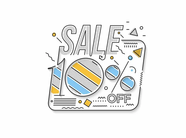 Fora Flash Sale Discount Banner Template Promoção Grande Oferta Especial —  Vetores de Stock