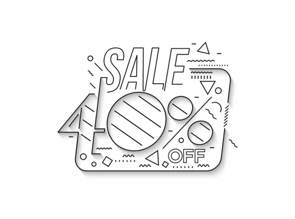 Flash Sale Discount Banner Template Promotion Grande Offre Spéciale Vente — Image vectorielle