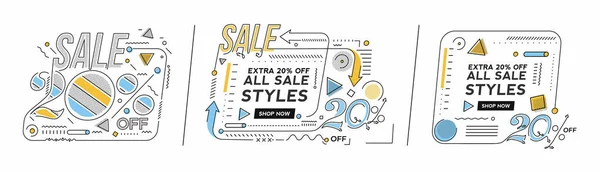 Extra Flash Sale Korting Banner Template Promotie Grote Verkoop Speciale — Stockvector