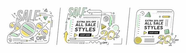Extra Flash Sale Discount Banner Template Promotion Big Sale Special — стоковый вектор