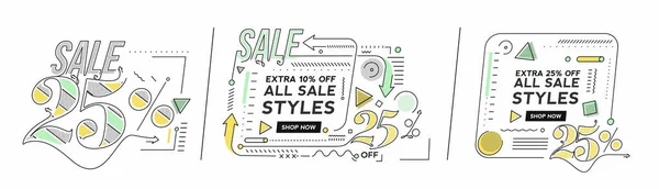 Extra Flash Sale Korting Banner Template Promotie Grote Verkoop Speciale — Stockvector