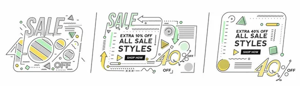 Extra Flash Sale Discount Banner Template Promotion Grande Offre Spéciale — Image vectorielle