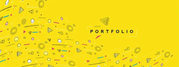 Diseño Patrón Colorido Abstracto Fondo Uso Para Diseño Moderno Cubierta — Vector de stock