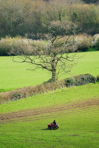 Paesaggio agricolo dei campi agricoli — Foto Stock