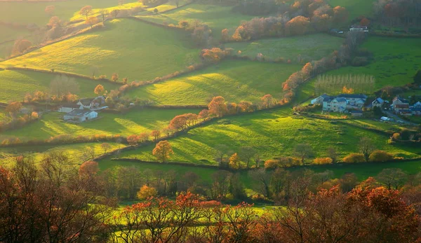 Φθινοπωρινό τοπίο στο ανατολικό Devon — Φωτογραφία Αρχείου