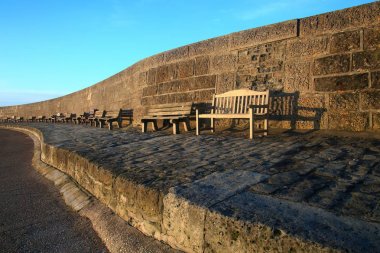 Lyme Regis, Dorset Cobb erken sabah