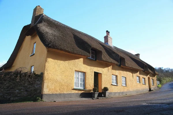 Beutiful Historic Cottage Village Branscombe Devon — Stock Photo, Image