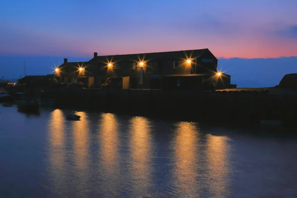 在黎明时分 侏罗纪海岸的赛特 — 图库照片