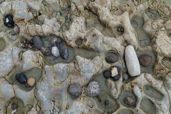 Pebbles Praia Cerveja Devon Costa Jurássica — Fotografia de Stock