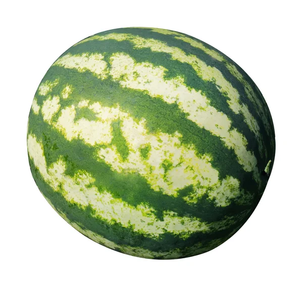 Wassermelone isoliert auf weißem Hintergrund — Stockfoto